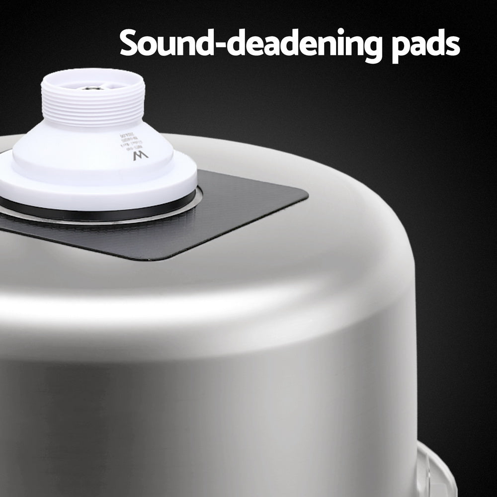 Cefito Kitchen Sink 43cm Round Stainless Steel Basin Single Bowl Silver Cefito