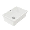 Cefito Kitchen Sink 70x45cm Granite Stone Sink Single Bowl White