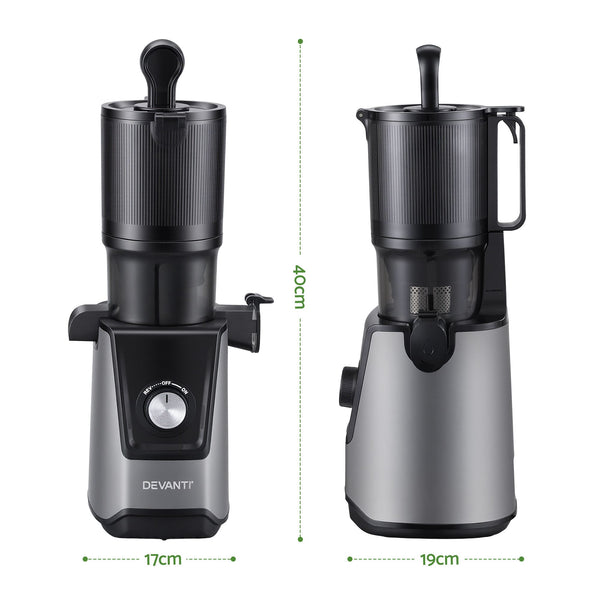DEVANTI Slow Juicer Cold Press 200W for Fruit Vegetable Juice Devanti