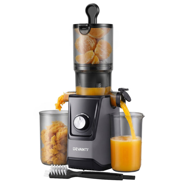 DEVANTI Slow Juicer Cold Press 200W for Fruit Vegetable Juice Devanti