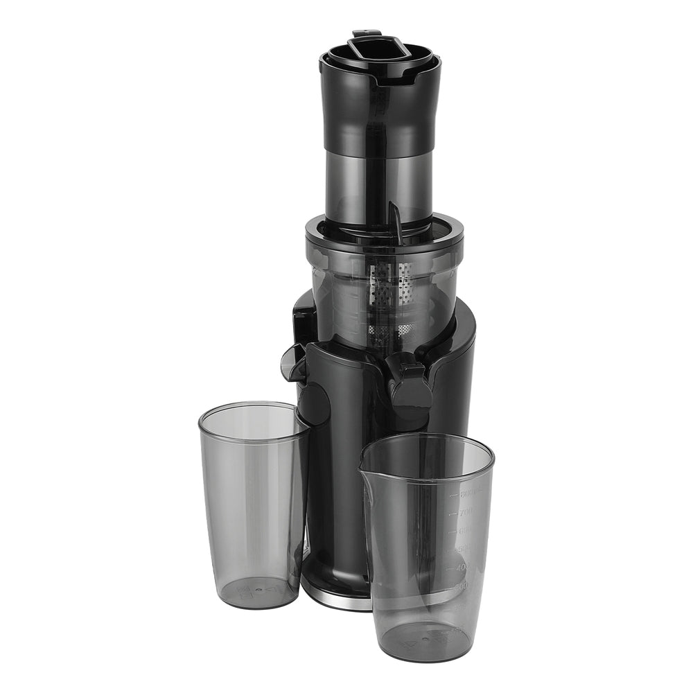 Devanti Slow Juicer Cold Press Fruit Juice Extractor 200W Black Devanti