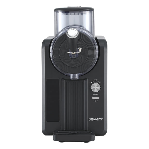 Devanti 2L Slushie Machine Ice Cream Maker Frozen Smoothies Milkshakes Black Awezingly