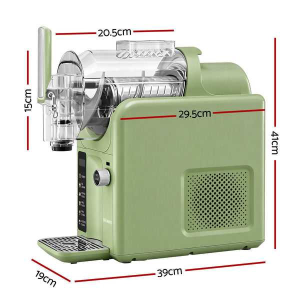 Devanti 5in1 Slushie Machine Ice Cream Maker 2L Sage Green Awezingly