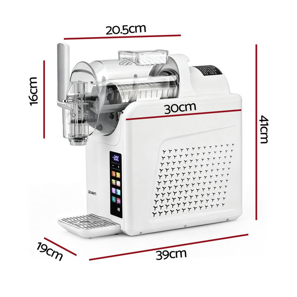 Devanti Slushie Machine 2L Frozen Drink Maker Ice Cream Cocktail Slush Maker White Awezingly