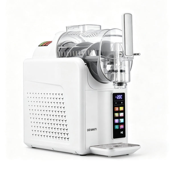 Devanti Slushie Machine 2L Frozen Drink Maker Ice Cream Cocktail Slush Maker White Awezingly