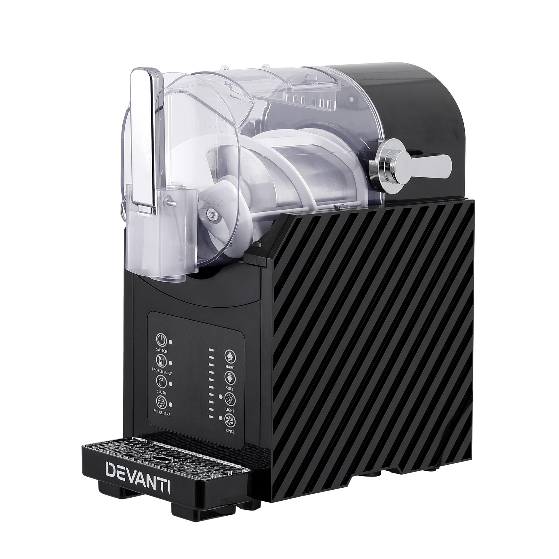 Devanti 1.8L Slushie Machine Maker Frozen Smoothies Milkshakes Black Awezingly