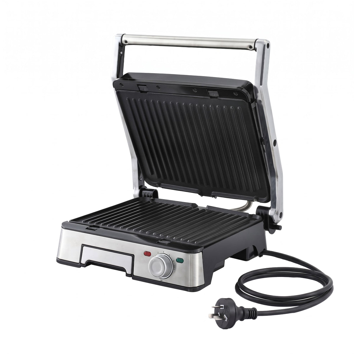 Devanti 2000W 3-in-1 Panini Press Grill Sandwich Maker 180° Open 4 Slice Awezingly