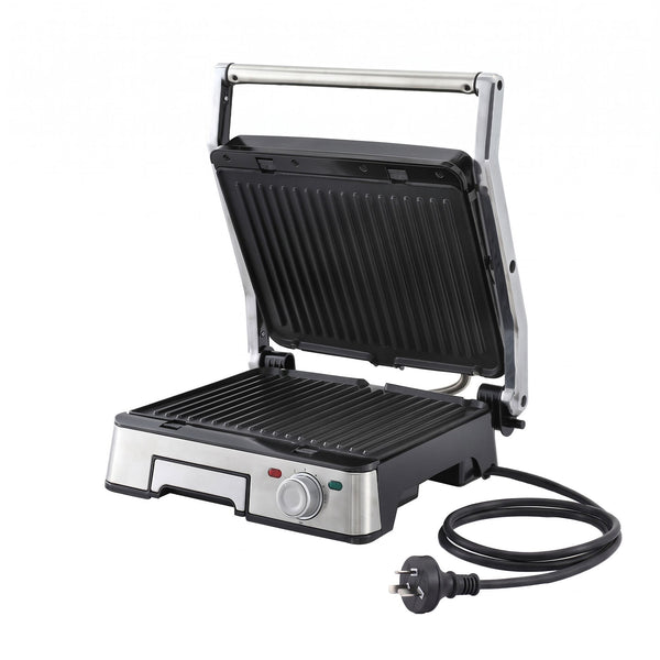 Devanti 2000W 3-in-1 Panini Press Grill Sandwich Maker 180° Open 4 Slice Awezingly