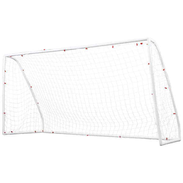 Everfit 12FT Soccer Football Goal Net UPVC Frame with PE Mesh Weatherproof Portable Goals for Backyard Training Competitive Play Everfit