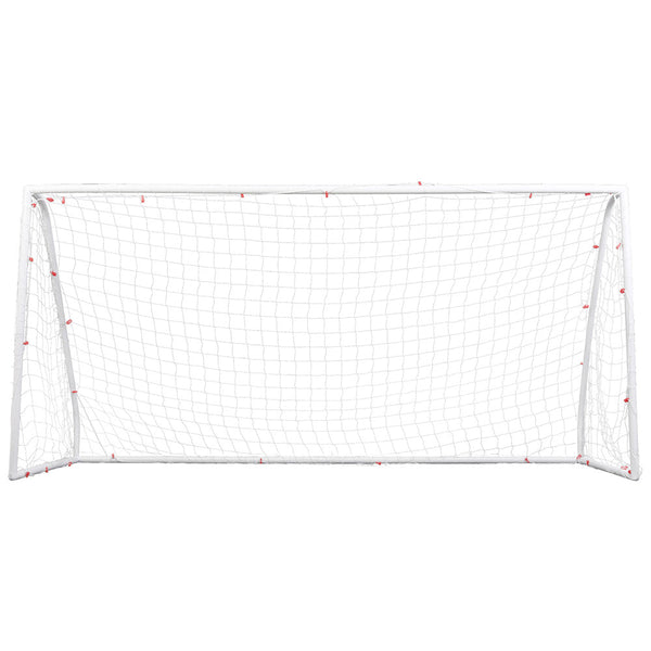 Everfit 12FT Soccer Football Goal Net UPVC Frame with PE Mesh Weatherproof Portable Goals for Backyard Training Competitive Play Everfit
