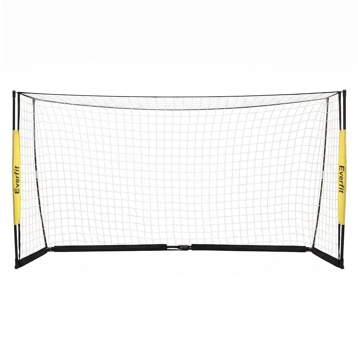 Everfit Portable Soccer Goal Net Fibreglass Polyester 12x6ft Awezingly