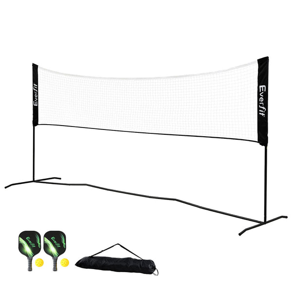 Everfit 3.6M Badminton Tennis Net Portable Volleyball Kit Adjustable Height Everfit