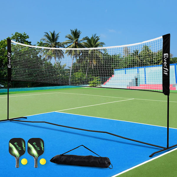 Everfit 3.6M Badminton Tennis Net Portable Volleyball Kit Adjustable Height Everfit