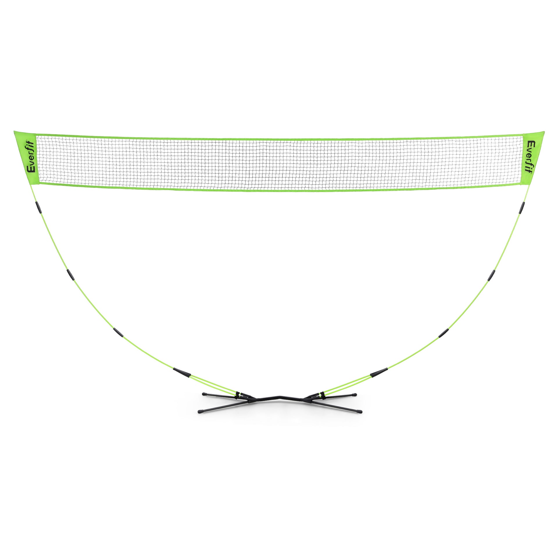 Everfit 3M Badminton Tennis Net Portable Volleyball Kit Yellow