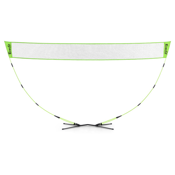 Everfit 3M Badminton Tennis Net Portable Volleyball Kit Yellow