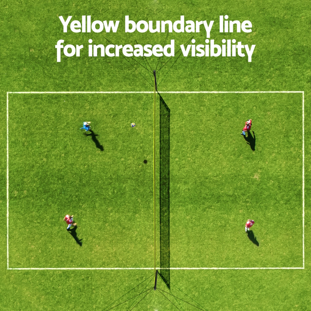 Everfit 9M Portable Volleyball Net Set with Ball Boundary Lines Badminton Tennis Everfit