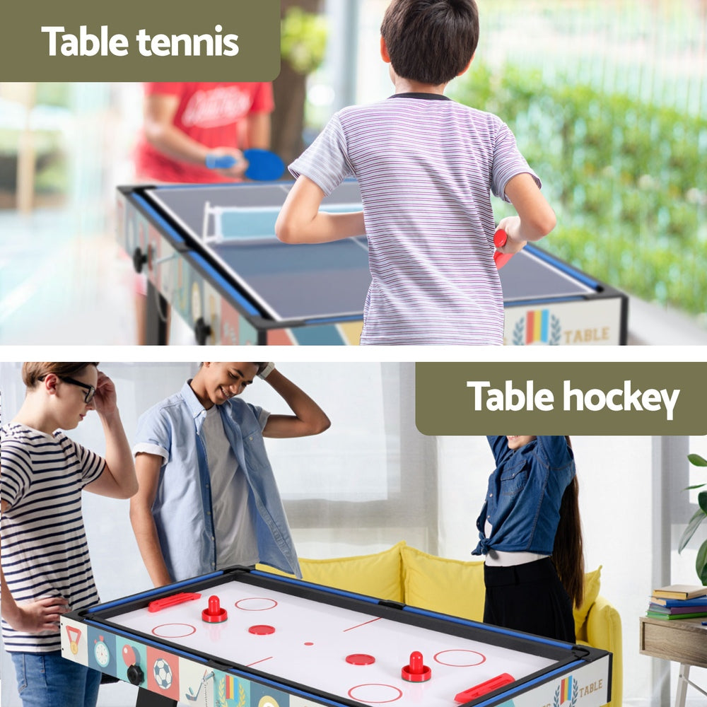 4-in-1 Soccer Table Foldable Game Foosball Table Tennis Pool Hockey Unique