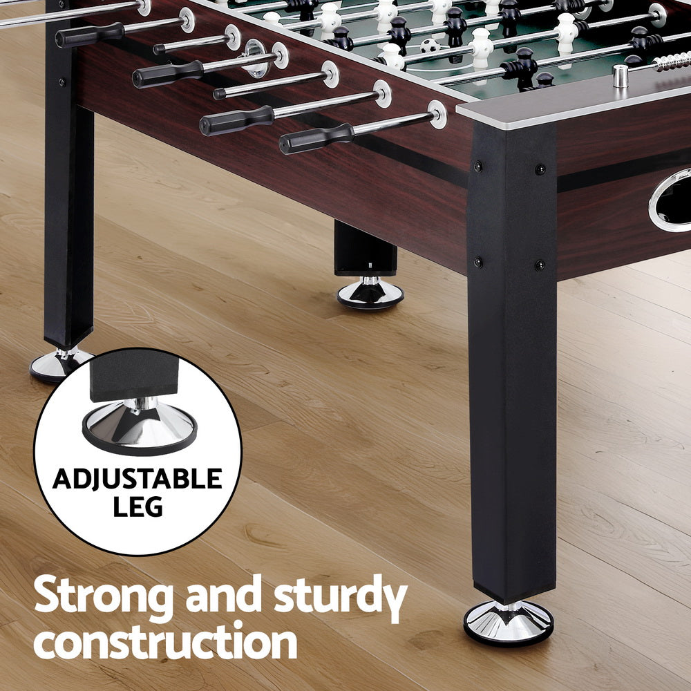 5FT Soccer Table Foosball Football Game Set Home Party Gift Adults Kids Indoor Awezingly