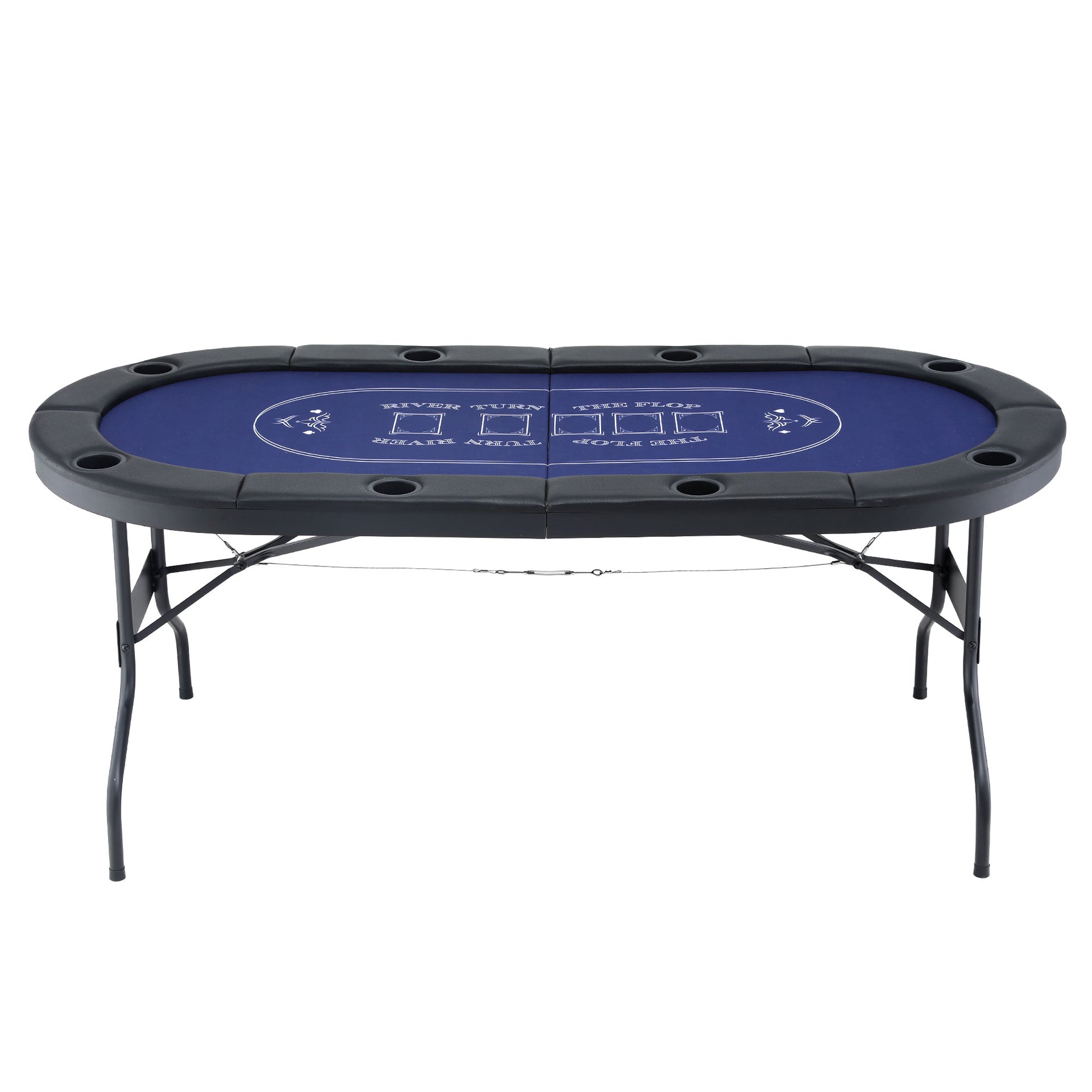 Poker Table Top Folding Poker Table 8 Player 183cm Unique