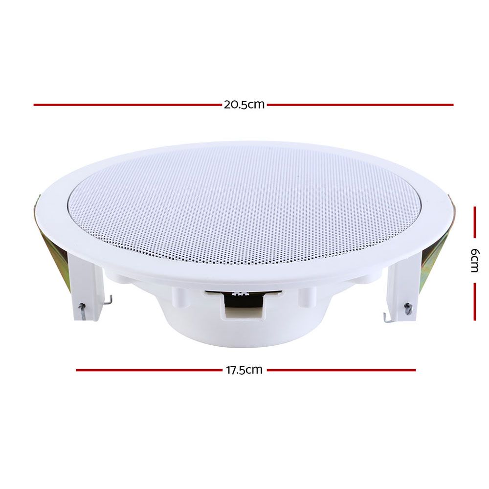 Giantz 6''Ceiling Speakers In Wall Speaker Home Audio Stereos Tweeter 2pcs Awezingly