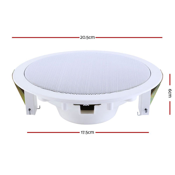 Giantz 6''Ceiling Speakers In Wall Speaker Home Audio Stereos Tweeter 2pcs Awezingly