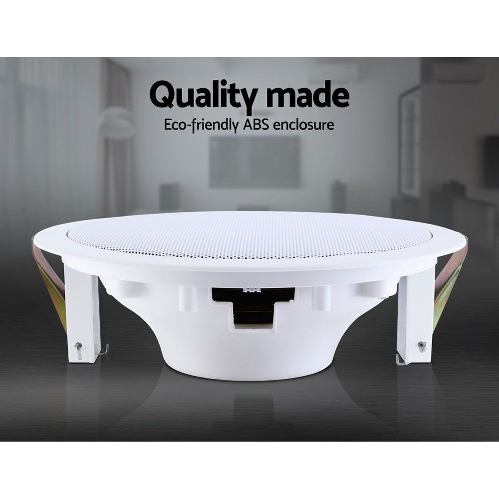 Giantz 6''Ceiling Speakers In Wall Speaker Home Audio Stereos Tweeter 2pcs Awezingly