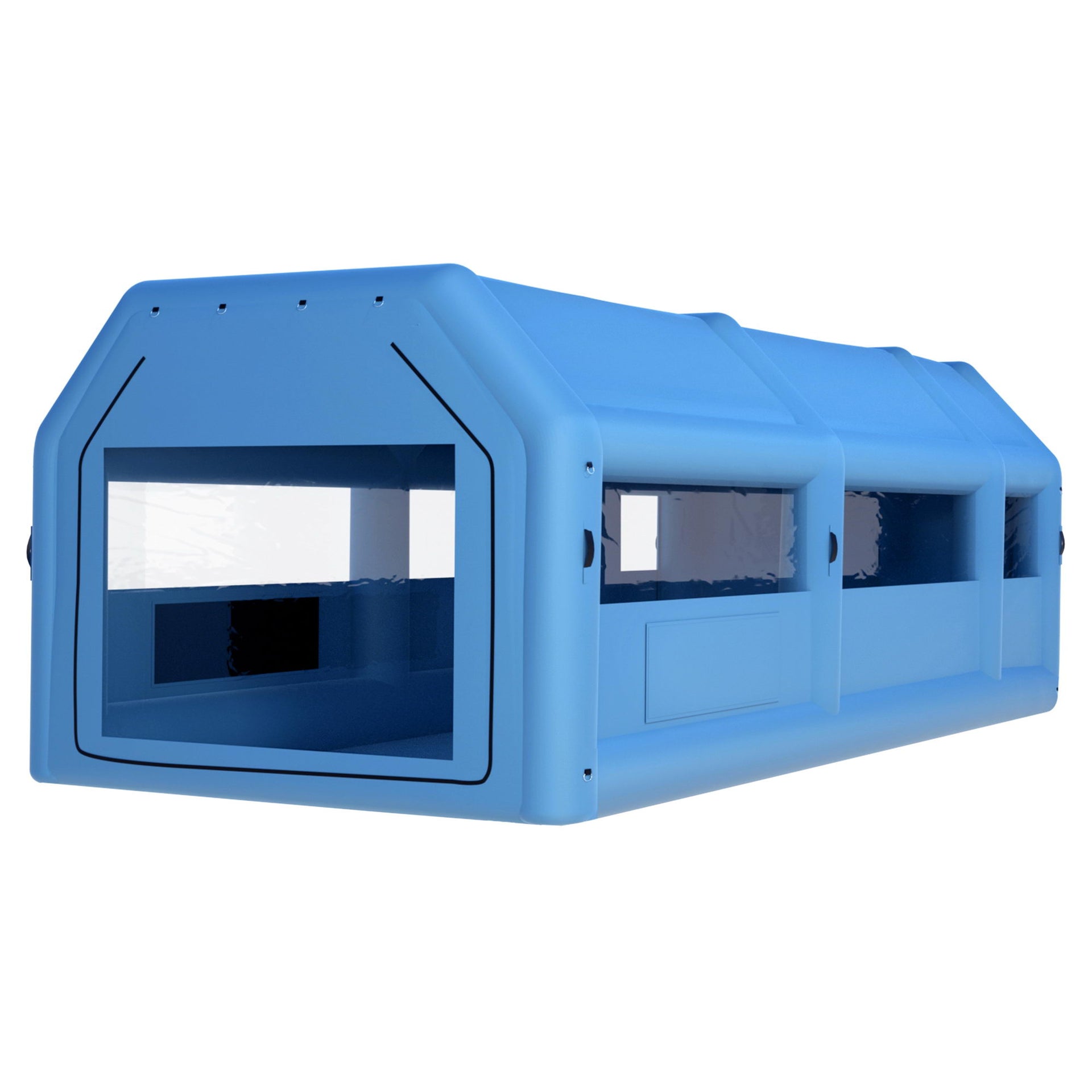 Giantz Inflatable Spray Booth Car Paint Tent 1000X500X350cm 2 Blowers Filter Mobile Garage Workstation Awezingly