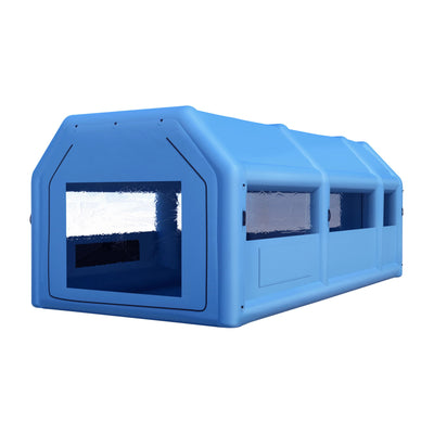 GIANTZ Inflatable Spray Booth Car Paint Tent 8.5x4.8m 2 Blowers Filter Mobile Garage Workstation