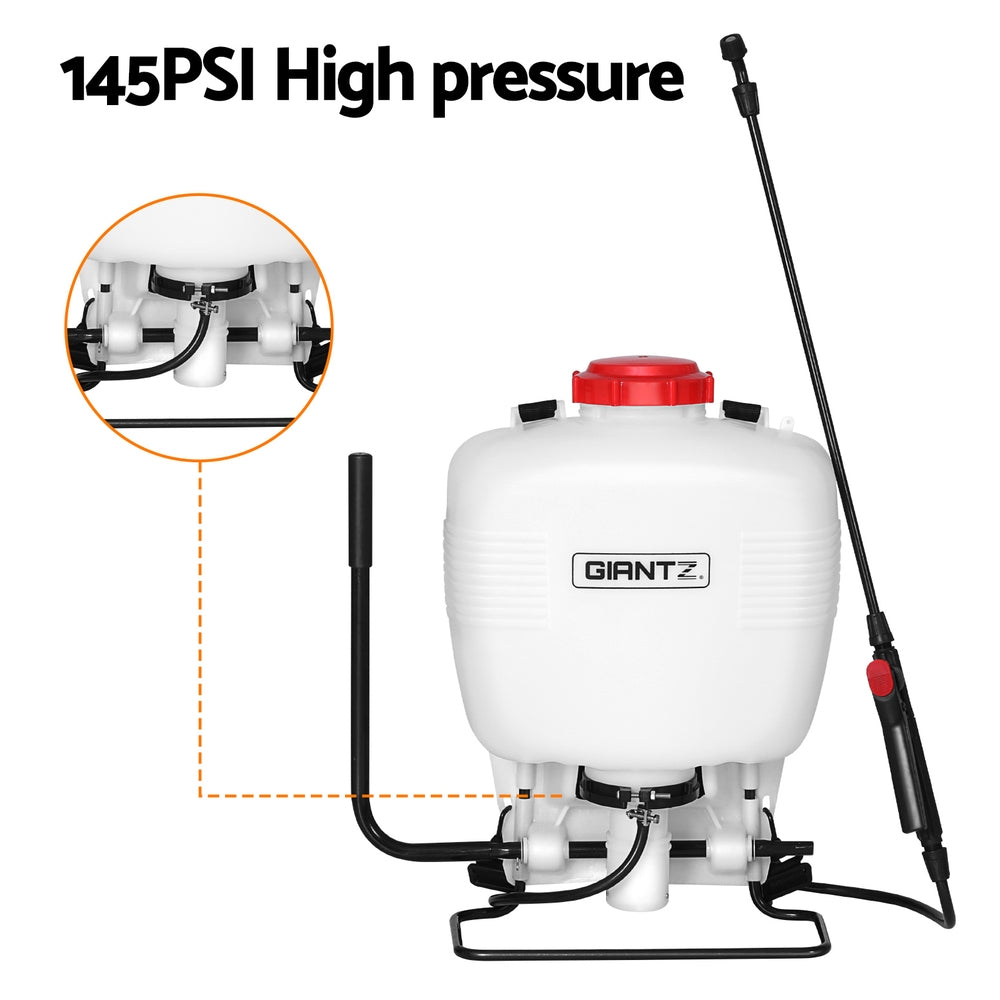 Giantz Weed Sprayer 15L Knapsack Backpack Plastic Giantz