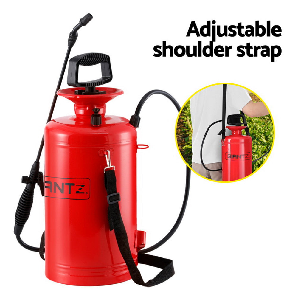 Giantz Weed Sprayer Pressure 7L Shoulder Pesticide Metal Giantz