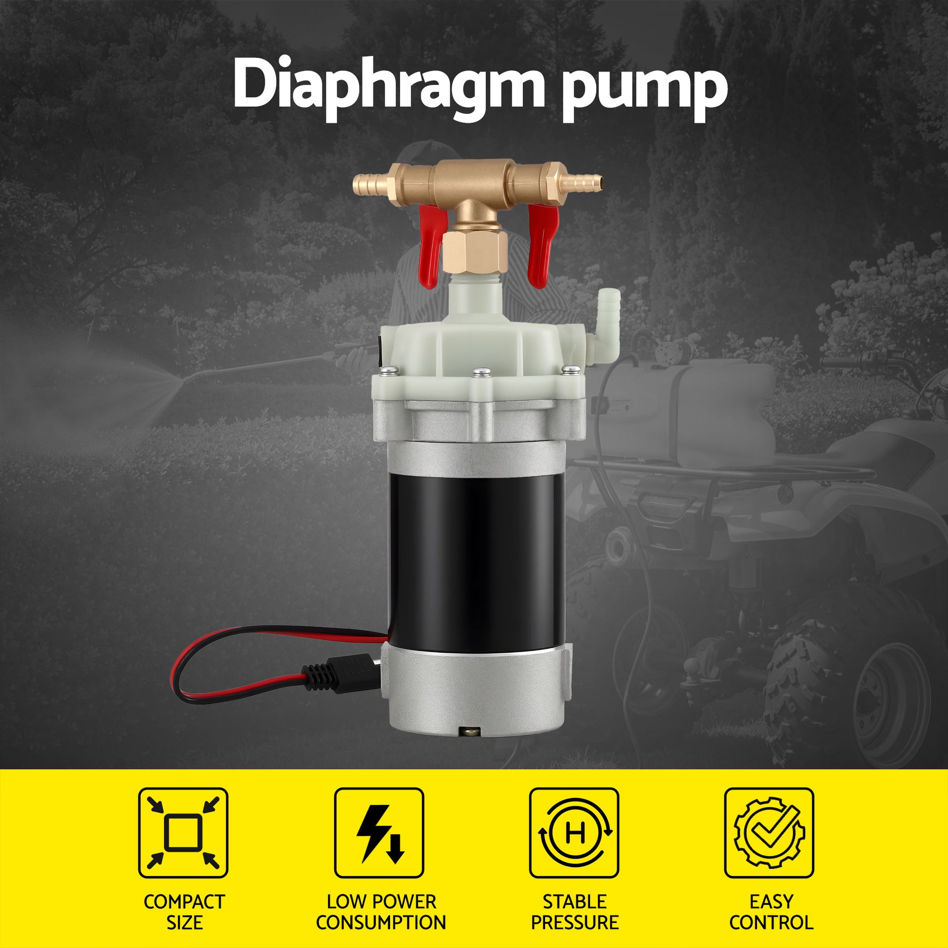 Giantz Garden Pump Sprayer Pressure Sprayer Pump 12V Diaphragm Sprayer Pump Awezingly