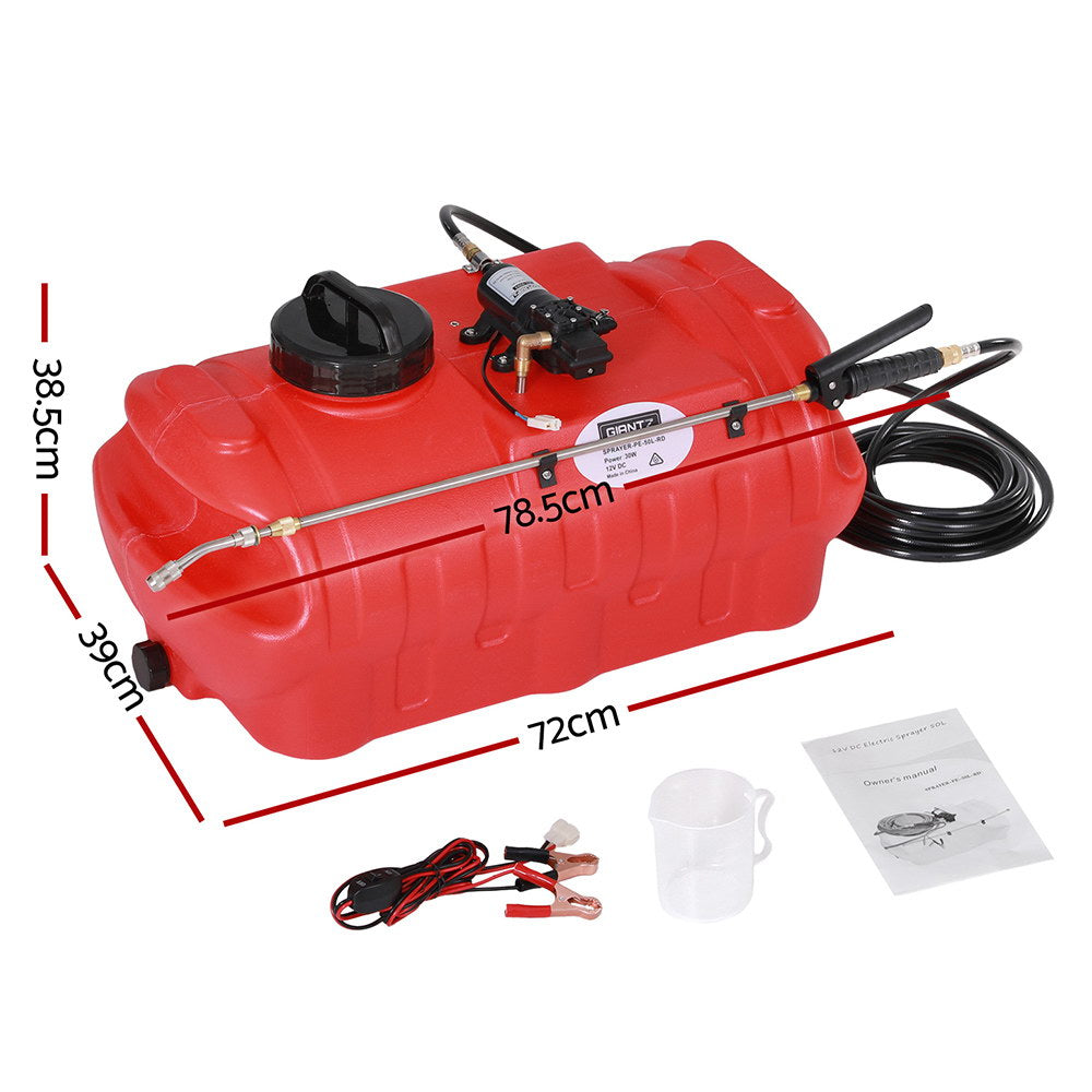 Giantz 50L Weed Sprayer Boom Pump Spot Spray Awezingly