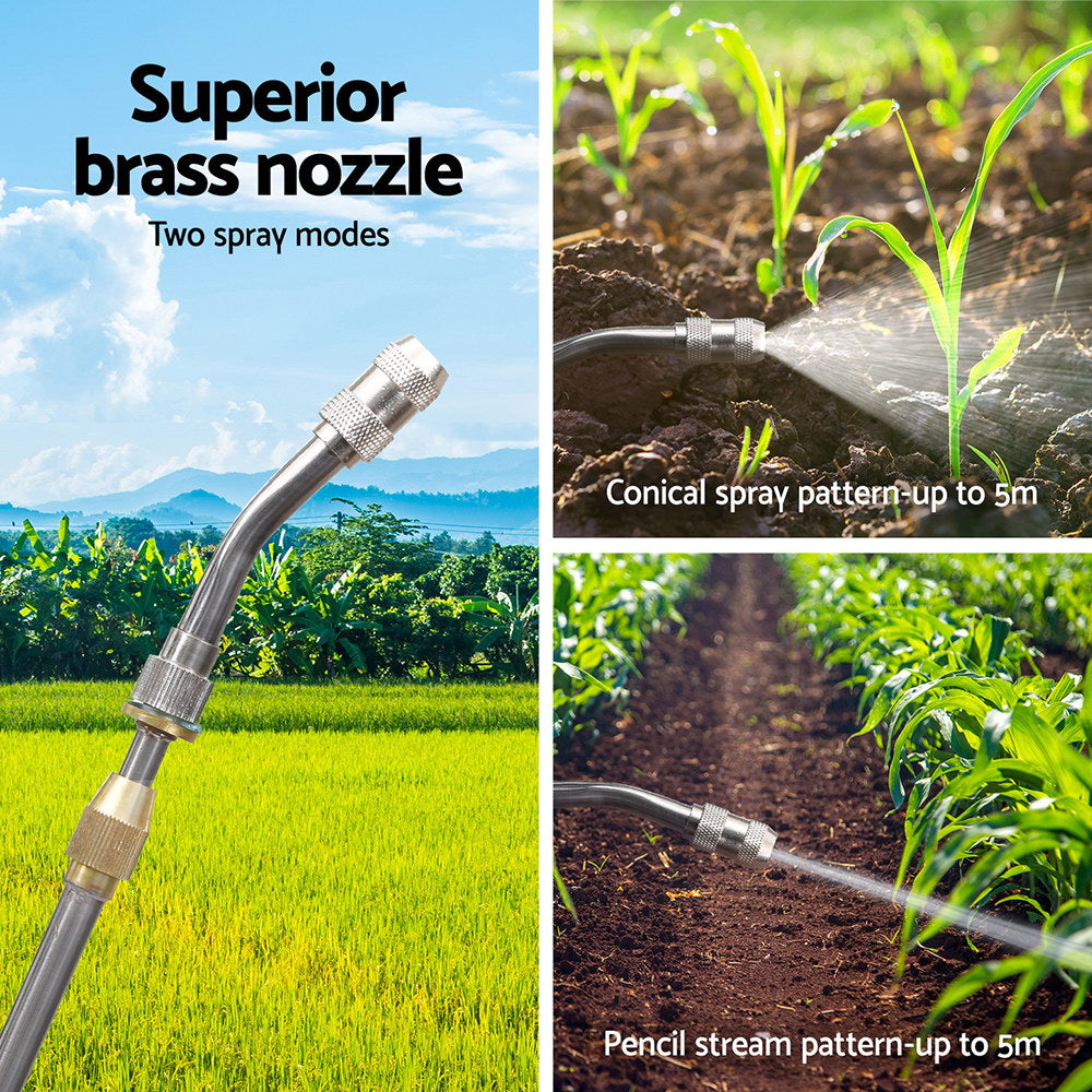 Giantz 50L Weed Sprayer Boom Pump Spot Spray Awezingly