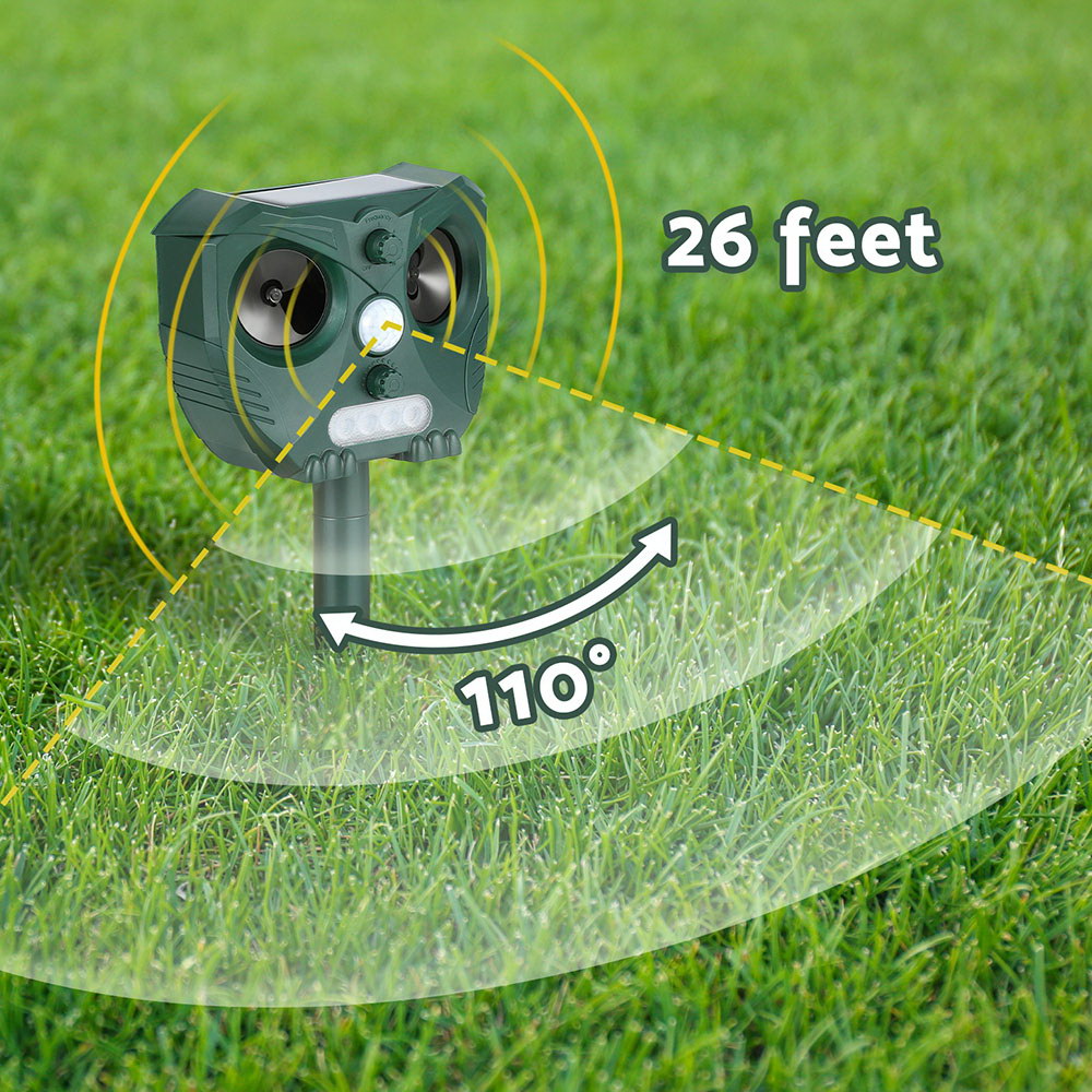 Gardeon Snake Repeller Ultrasonic Battery USB Powered Gardeon