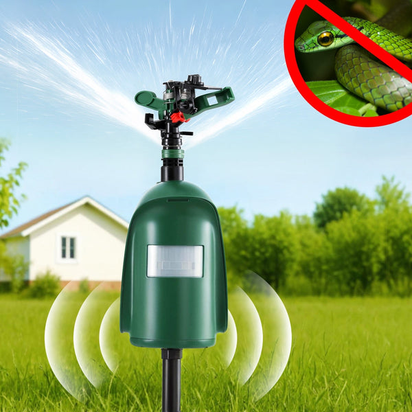 Gardeon Snake Repeller Outdoor Water Sprinkler Animal Deterrent Awezingly