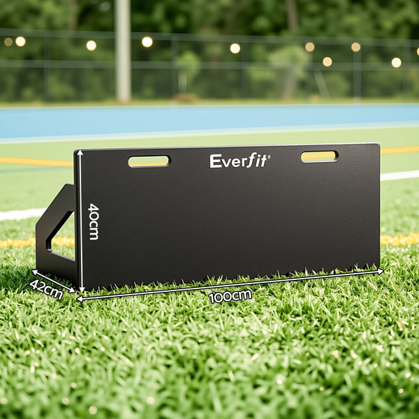 Everfit Soccer Rebounder Board 100x40cm Football Rebound Wall with 2 Angles Everfit
