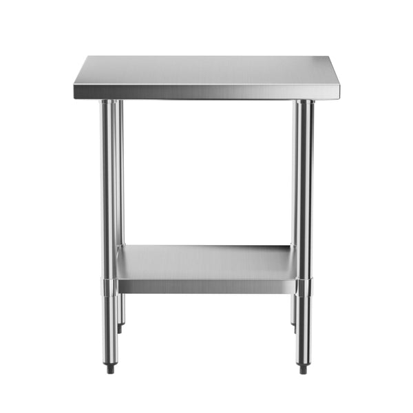Cefito Stainless Steel Kitchen Bench Work Table 610 x760MM 430 Awezingly