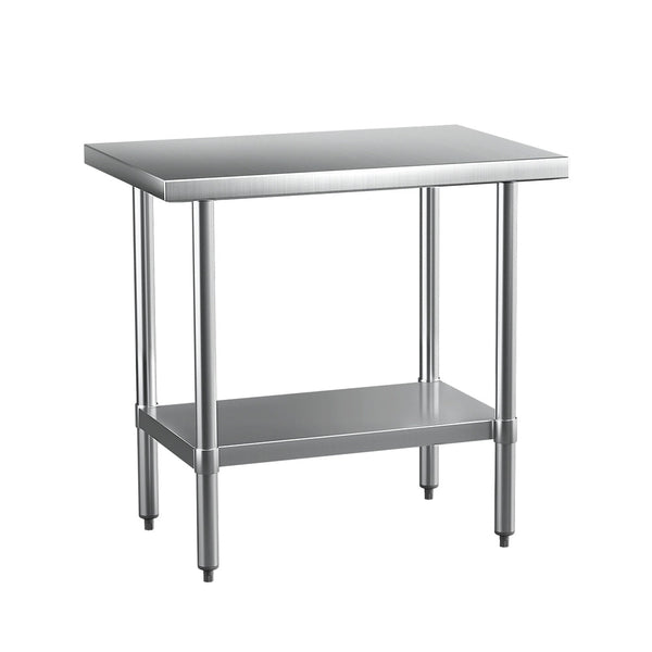 Cefito Stainless Steel Kitchen Benches Work Bench 910x610mm 430 Cefito