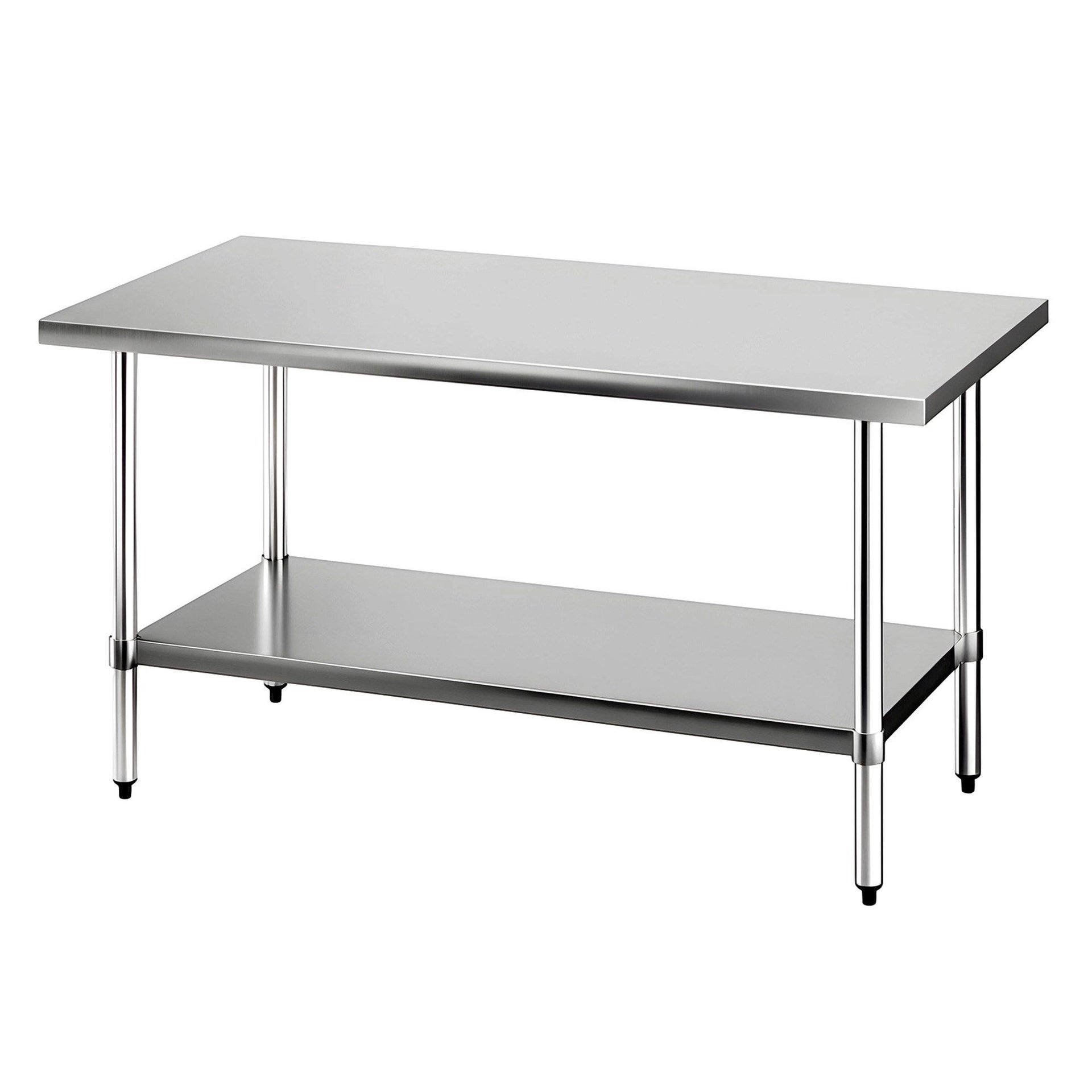 Cefito 1524x762mm Stainless Steel Kitchen Bench 430 Cefito