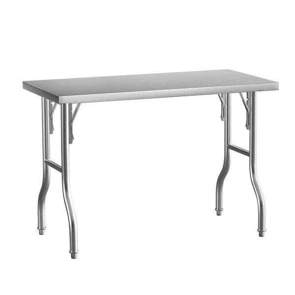 Cefito Stainless Steel Kitchen Benches Work Bench Food Foldable 430 Does not apply