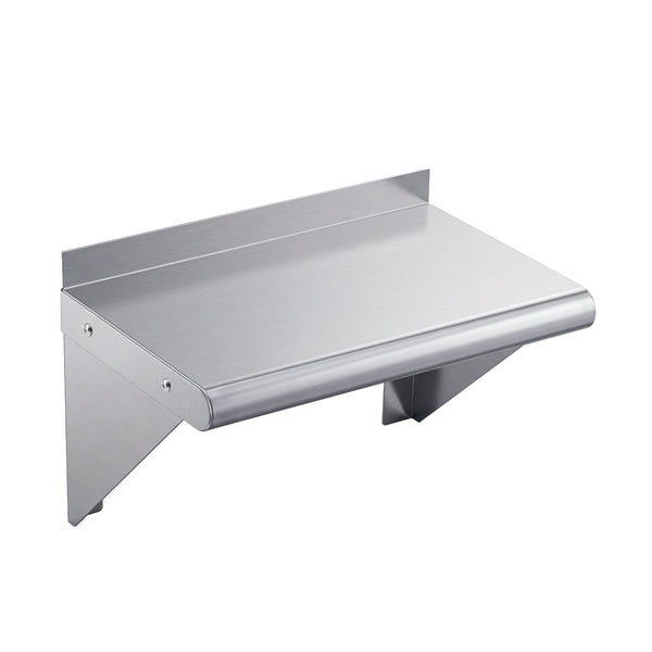 Cefito 410 x 250mm 430 Stainless Steel Compact Kitchen Wall Shelf Awezingly