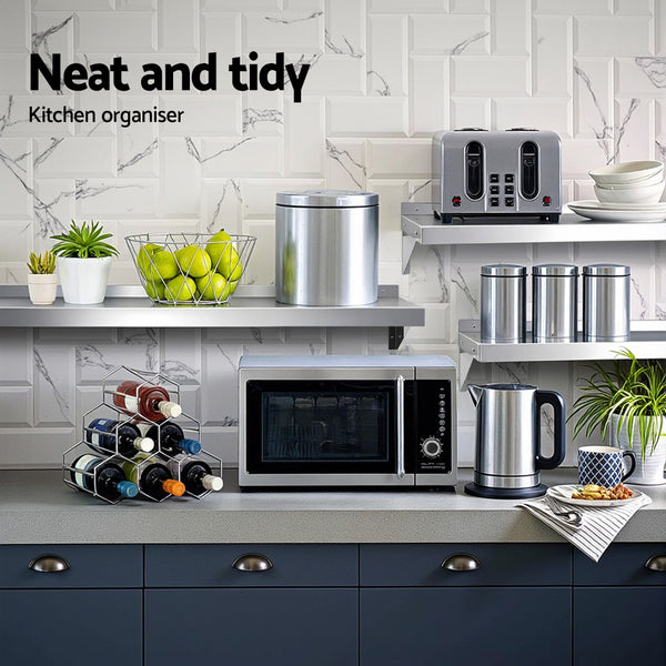 Cefito 2PCS 1200mm Stainless Steel Kitchen Wall Shelf Mounted Rack Awezingly