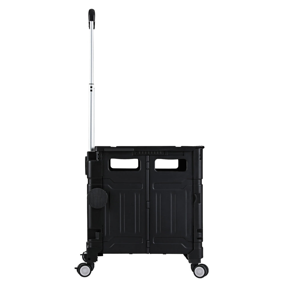 Emajin Shopping Trolley Cart 75L Foldable Black Emajin