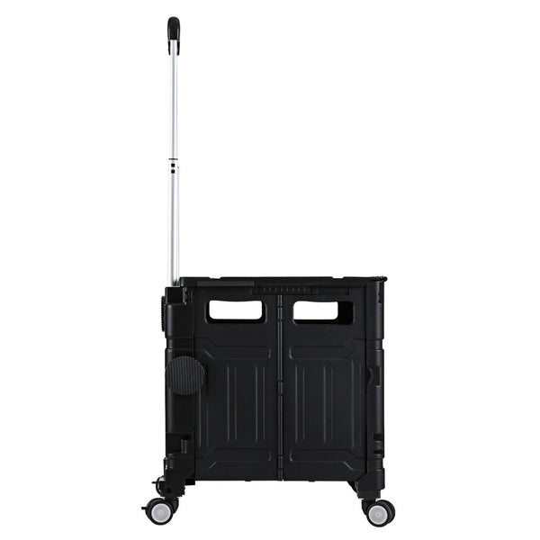 Emajin Shopping Trolley Cart 75L Foldable Black Emajin