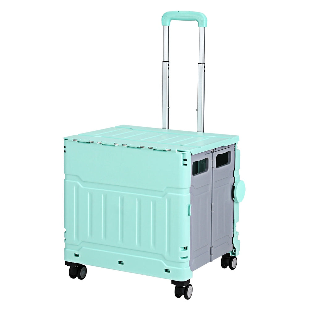 Emajin Shopping Trolley Cart 75L Foldable Green Emajin