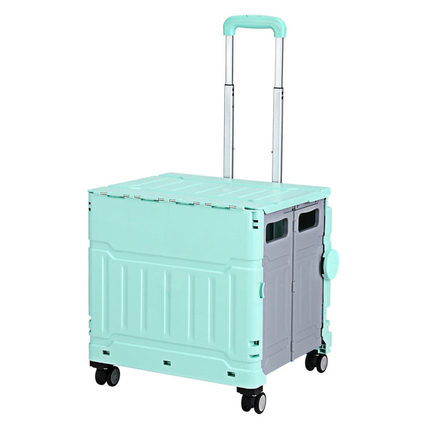 Emajin Shopping Trolley Cart 75L Foldable Green Emajin