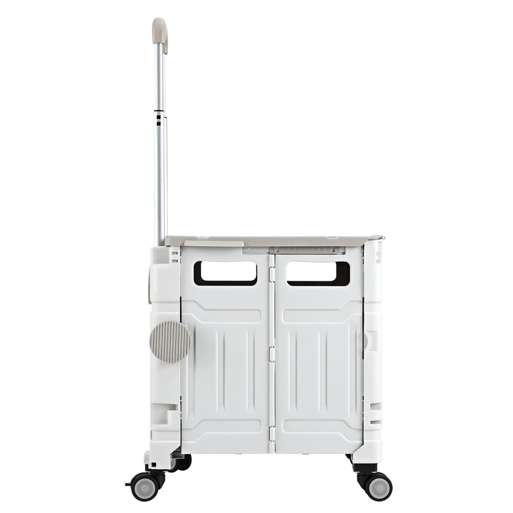 Emajin Shopping Trolley Cart 75L Foldable White Emajin