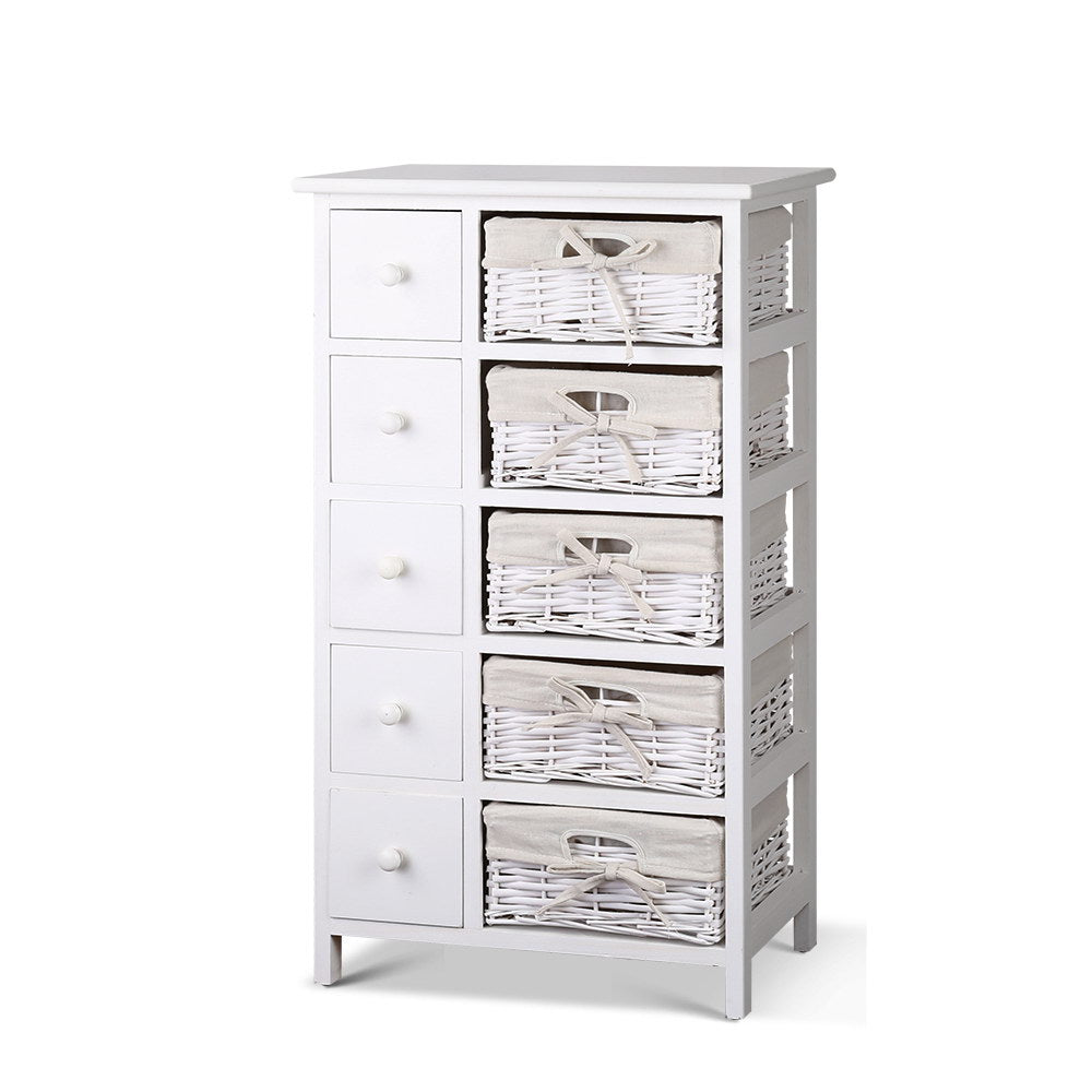 Artiss 5 Chest of Drawers with 5 Baskets - MAY Artiss