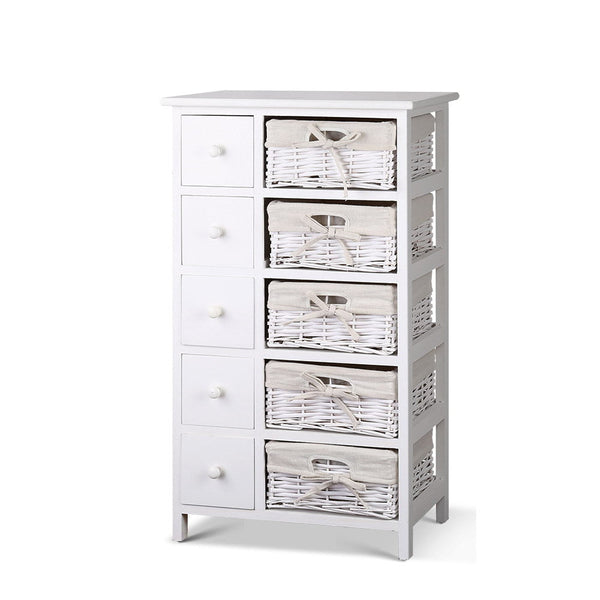Artiss 5 Chest of Drawers with 5 Baskets - MAY Artiss