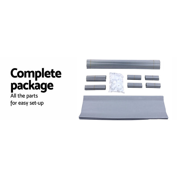 Artiss Shoe Rack 10-Tier (50 Pair) Shoes Organiser DIY Stackable Organizer Storage Shelf Stand Holder Portable Wardrobe Silver Artiss